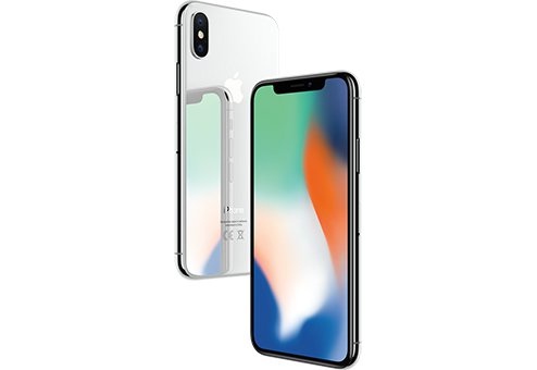 Apple iPhone X 64 ГБ серебристый