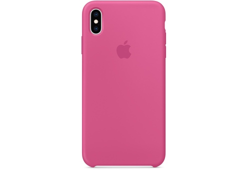 Чехол Apple для iPhone XS Max Silicone Case, «тёмная фуксия»