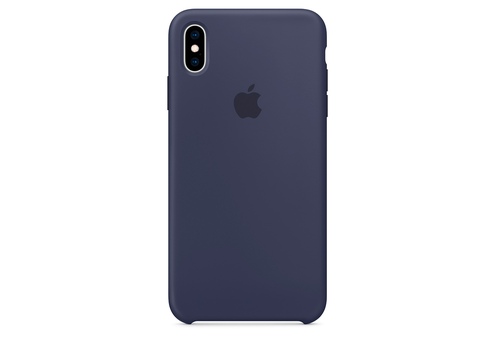 Чехол Apple Silicone Case для iPhone XS Max, тёмно-синий