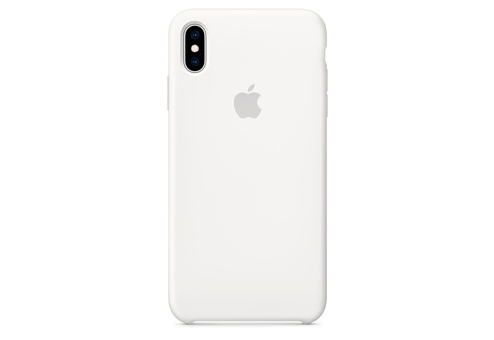 Чехол Apple Silicone Case для iPhone XS Max, белый