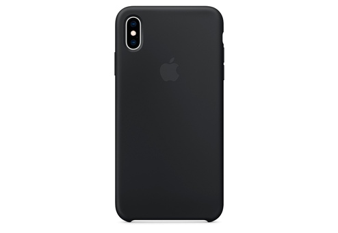 Чехол Apple Silicone Case для iPhone XS Max, чёрный