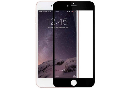 Защитное стекло для iPhone 6/6S iSlim Glass 6D (С черной рамкой)