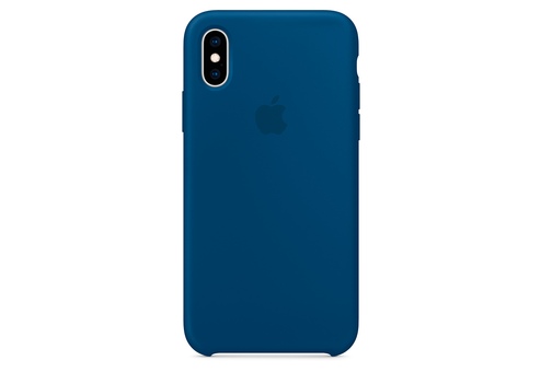 Чехол Apple Silicone Case для iPhone XS, «морской горизонт»