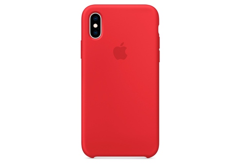 Чехол Apple Silicone Case для iPhone XS, (PRODUCT)RED