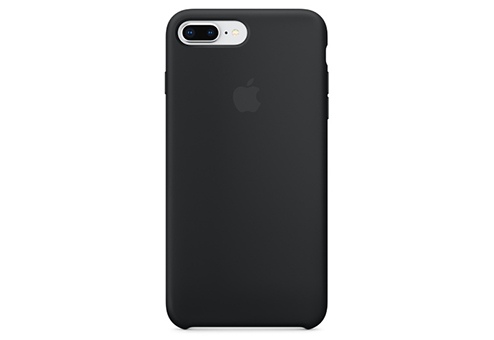 Чехол Apple Silicone Case для iPhone 8/7 Plus чёрный