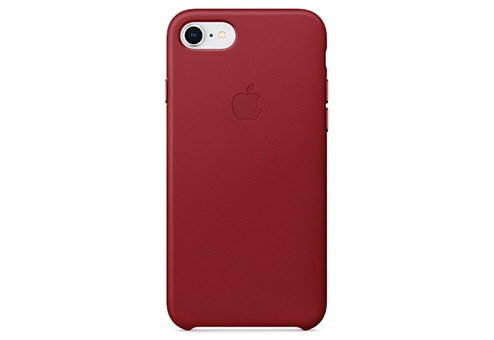 Чехол Apple Leather Case для iPhone 8/7 (PRODUCT)RED