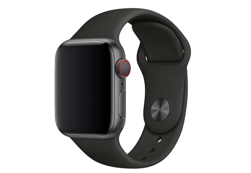 Ремешок Apple Watch 40мм, спортивный, чёрный