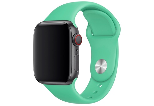 Ремешок Apple Watch 40мм, спортивный, размеры S/M и M/L, «нежная мята»