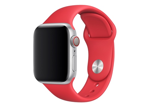 Ремешок Apple Watch 40мм, размеры S/M и M/L, спортивный, (PRODUCT)RED