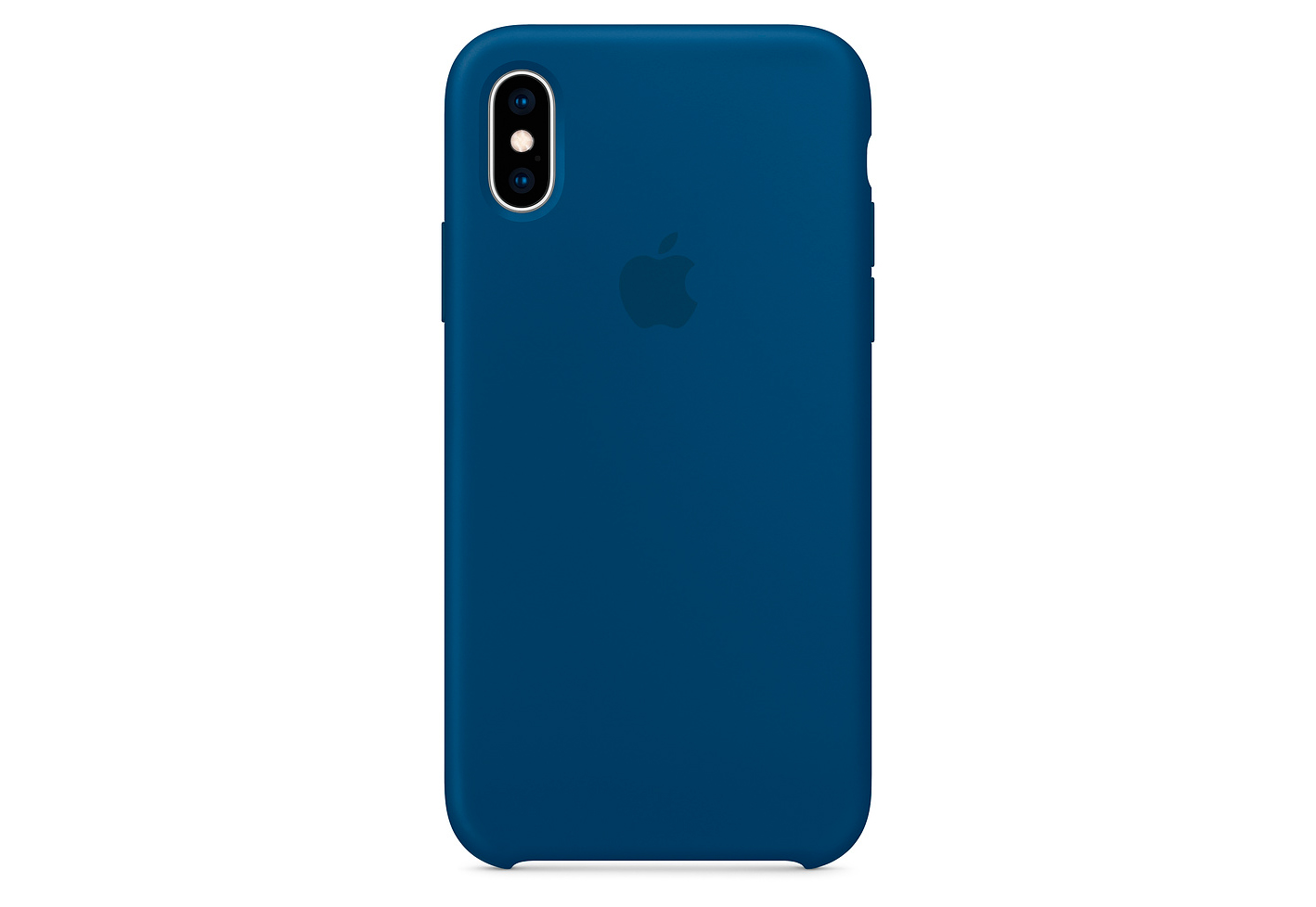 Чехол Apple Silicone Case для iPhone XS, «морской горизонт»